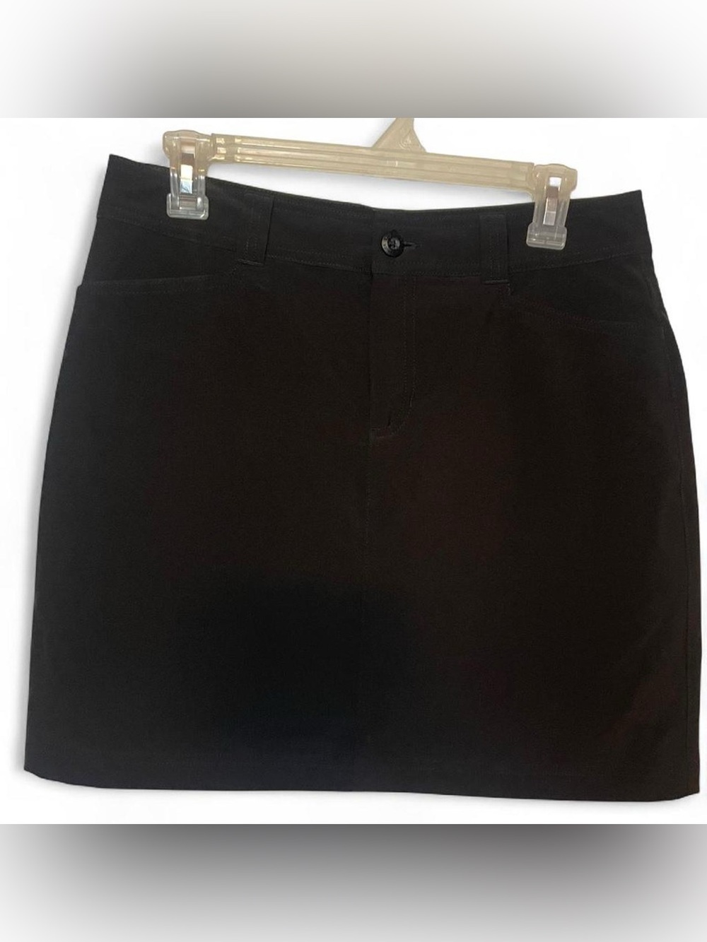 Eddie Bauer Black Flat-Front Women's Skirt